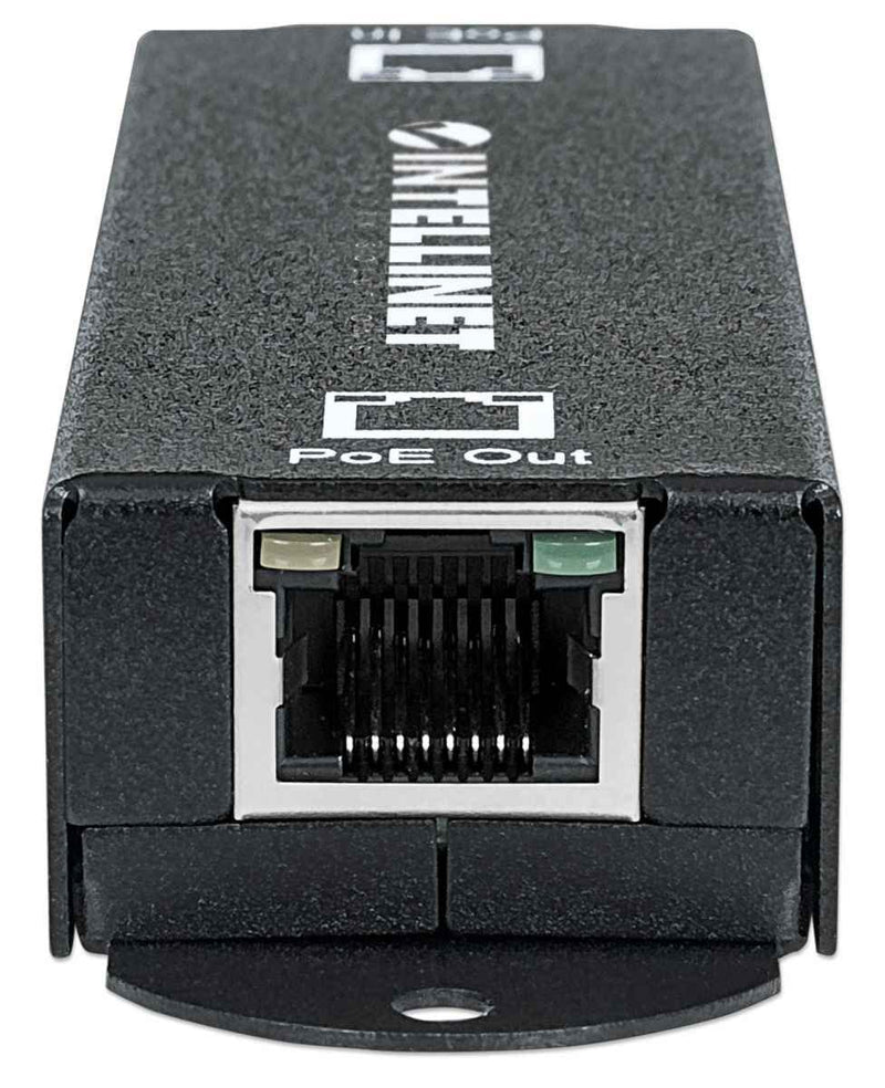 Intellinet 1-Port Indoor Gigabit PoE+ Extender Repeater – 25W Power Budget via Cat5e Cat6 RJ45 Ethernet Network Cables, Daisy-Chain – 3 Yr Mfg Warranty - 560962 Indoor 1-Port PoE+ Extender 25W