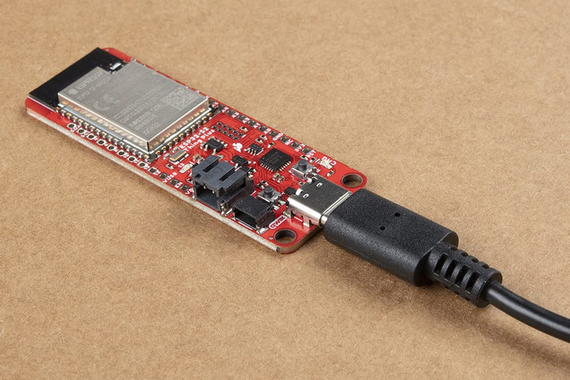 SparkFun Thing Plus - ESP32-S2 WROOM -No Bluetooth- Highly-Integrated Feather Form-Factor Development Board Equipped w/a 2.4 GHz WiFi System-on-Chip (SoC)- Transparent External Flash & RAM encryption