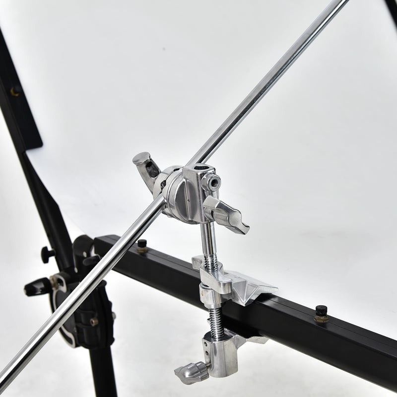 PHOCUS 2" End Jaw Vise Grip with 5/8” Pin & Hex Receiver Socket for Photography Studio LED Lighting Strobe Flash