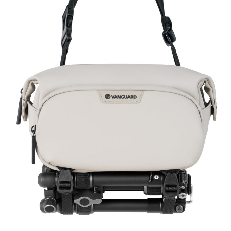 Vanguard VEO Lite W3L Camera & Everyday Waist Pack (Cream) – 3L Capacity, Fits Mirrorless Camera + Accessories, Tripod Strap, Adjustable Wear, Easy-Clean Water-Resistant Design 3 Liter Cream