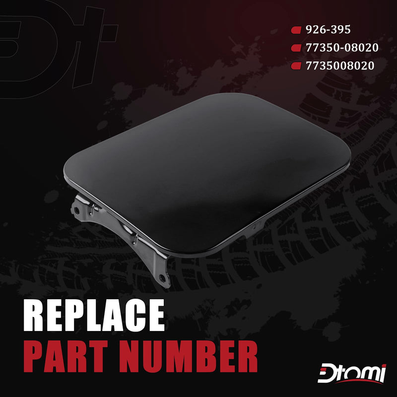 Fuel Filler Door, Fuel Cap Cover, Gas Cap Door, Gas Tank Door Compatible With Toyota Vehicle Sienna 2011-2019 Replace# 926-395, 77350-08020, 7735008020