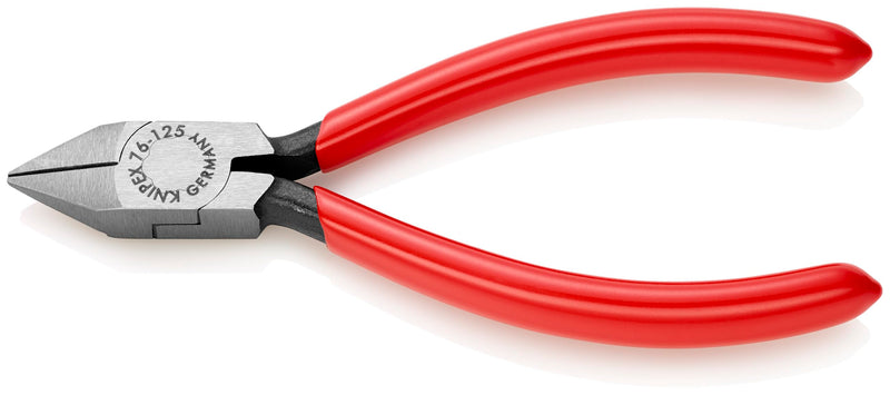 KNIPEX Tools - Electronics Diagonal Cutters (7681125), Red