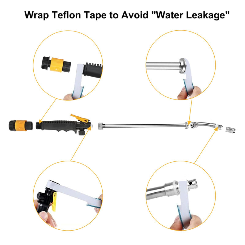 RV Water Heater Anode Rod & RV Water Heater Flush Wand, 9.25"L x 3/4" NPT Magnesium Rod for Suburban (Flush Wand & 2Pack Anode Rod) Flush Wand & 2Pack Anode Rod
