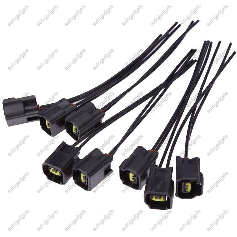 Modular Ignition Coil Harness Connector Pigtails Replacement for 4.6L 5.4L 6.8L Ford Mustang Cobra (8Pcs)