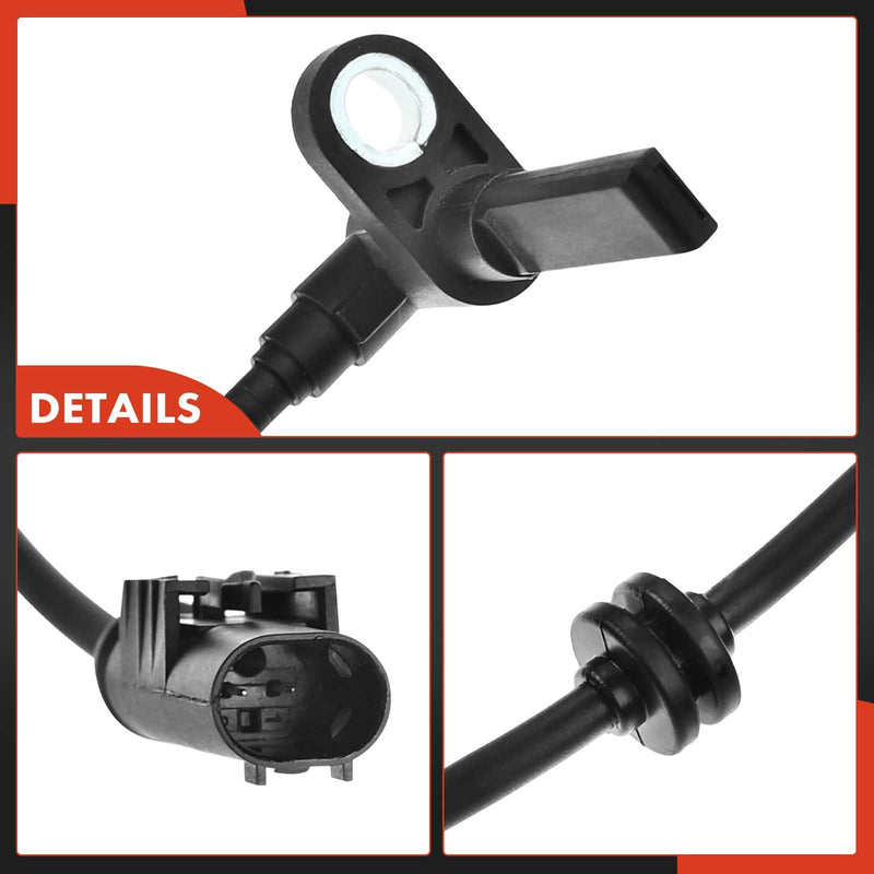  [AUSTRALIA] - A-Premium 2PC Set Front ABS Wheel Speed Sensor Compatible with 2014 2015 2016 2017 2018 2019 Ram ProMaster 1500 2500 3500 [4WD] Front Driver & Passenger Side, Replace# 0265007685, 51725099 Pack of 2