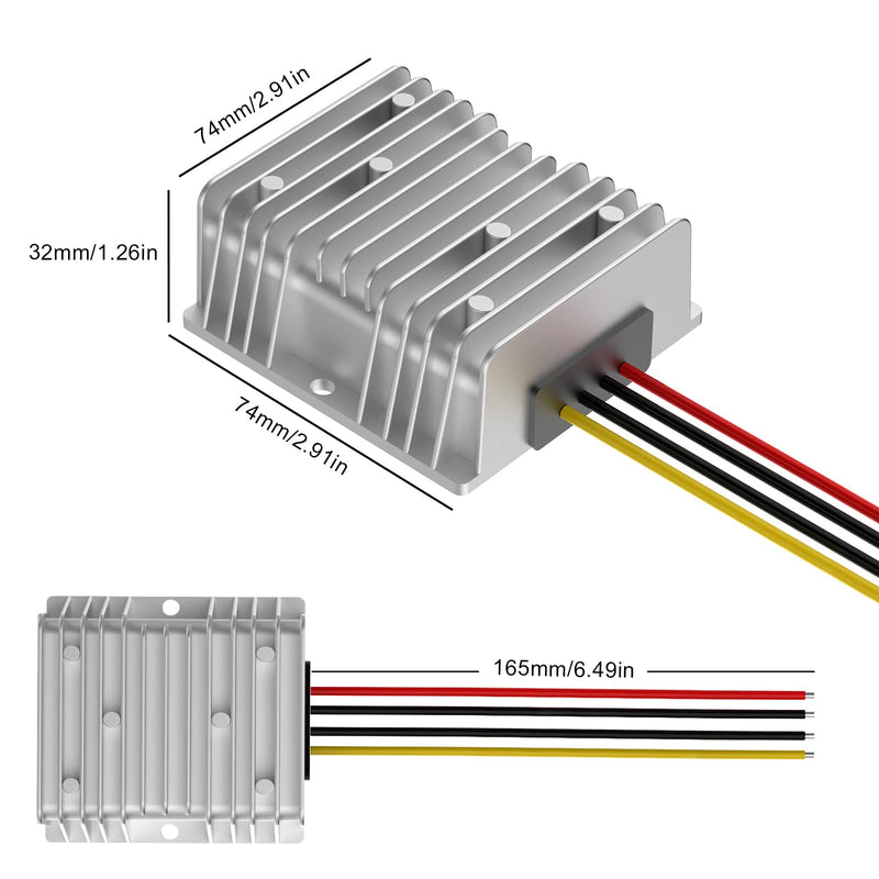 DC 12V to 24V 10A 240W Converter Step Up Voltage Regulator Boost Converter Module Car Power Supply Power Converter Waterproof Module Transformer