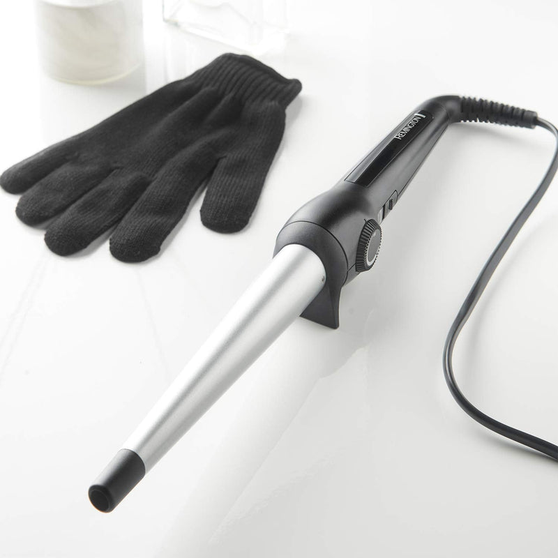 Remington Curl Create Curling Wand - 35 Temperature Hair Curler with Ionic Conditioning, Black Ci52W0, Pack of 1 | 35 Temperature Settings for Styling Control, Ionic Conditioning for Shine, CI52W0 single