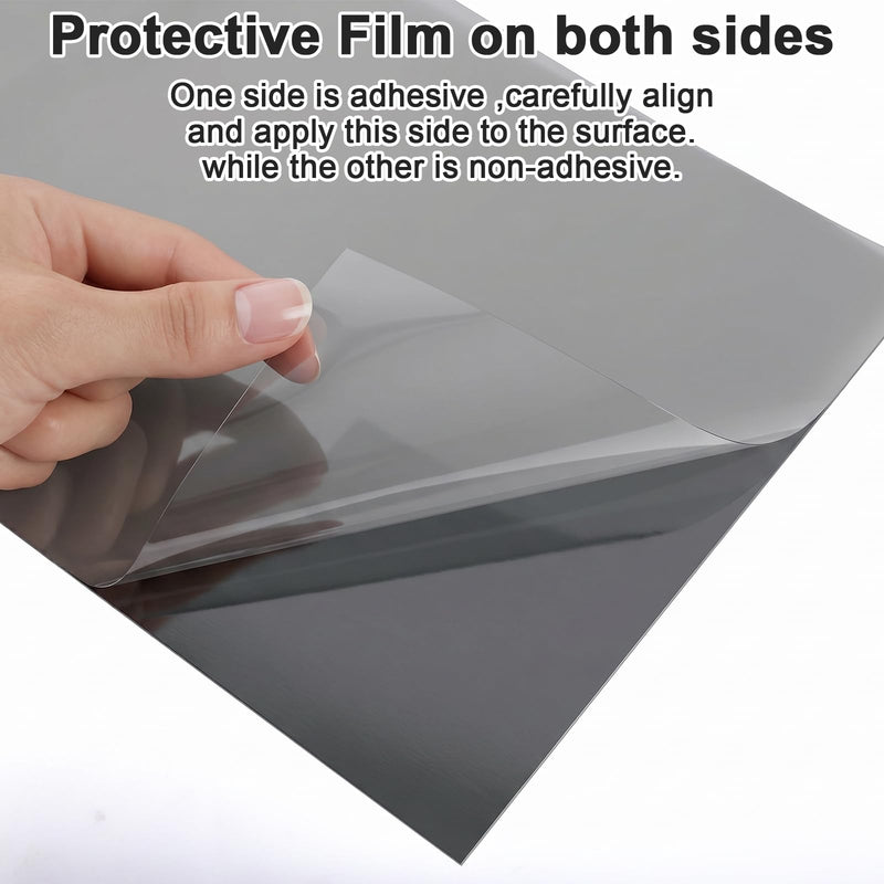 2 PCS Polarizing Film 7.8x11.8 inches Adhesive Polarized Film Sheets Linear LCD Polarizing Films for LCD Screen Repair, Physics Education, Photography Filter