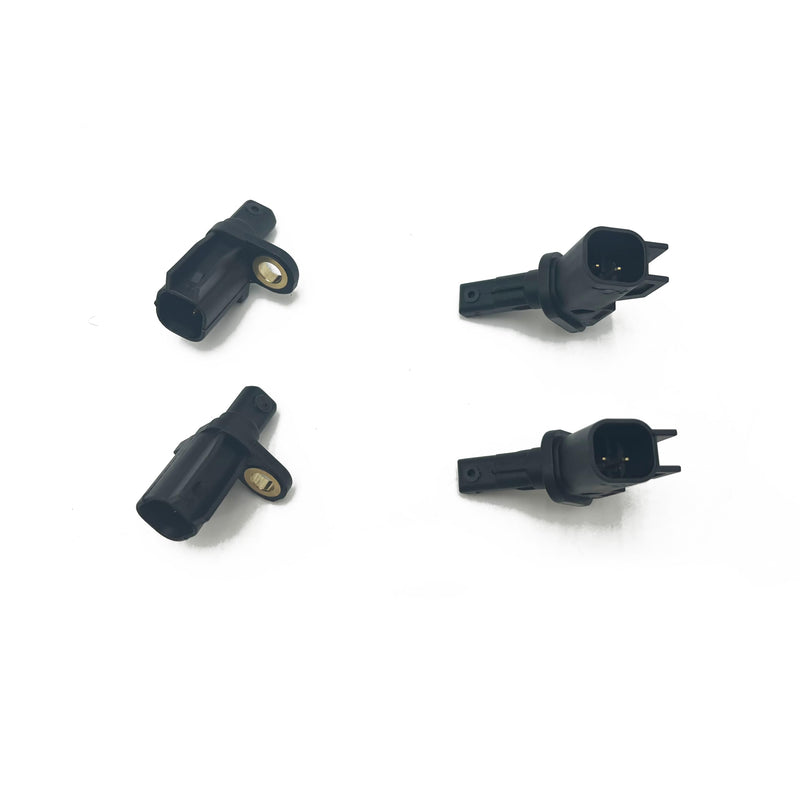 4Pcs Front Rear Left and Right ABS Wheel Speed Sensor Compatible with Ford Focus Escape C-Max Replacement for Lincoln MKC XC70 XC60 V70 V50 S80 S60 S40 C70 C30 Replaces 3M5T2B372AB 3M5T2B372BB