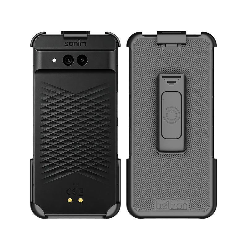 BELTRON Holster Case for Sonim XP Pro Thermal, Heavy Duty Belt Clip Holder (AT&T FirstNet X802 Phone) Features: Secure Fit, Quick Release Latch, Durable Rotating Belt Clip (2.25" Clip) 2.25" Clip