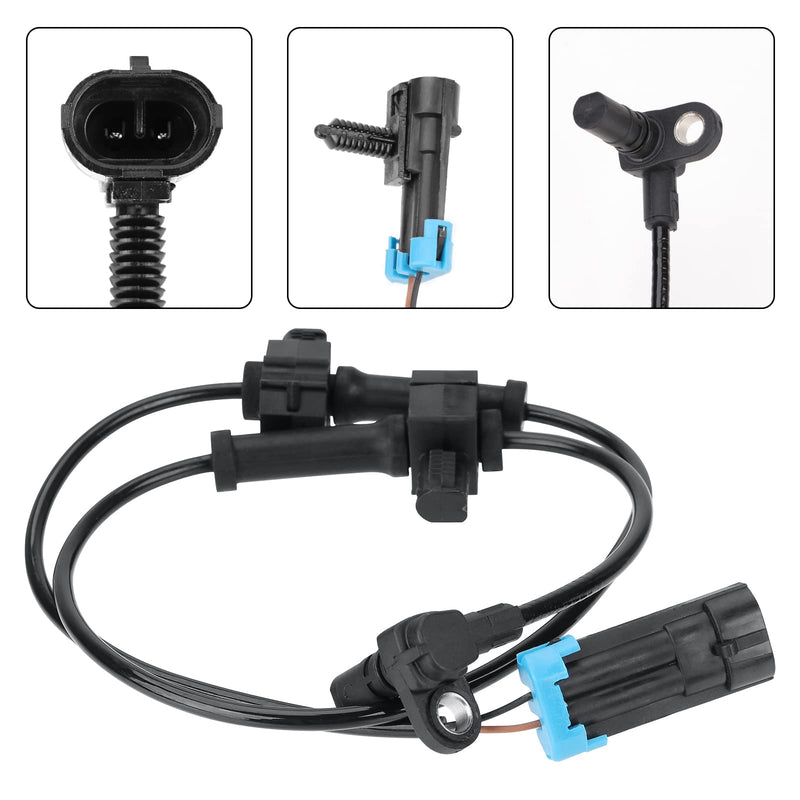 2 Pair ABS Sensors Front Rear 20938121 15229012 Compatible with Chevrolet Silverado 1500(2007-2013),GMC Sierra 1500(2007-2013) Wheel Speed Sensor ALS1757 ALS1465