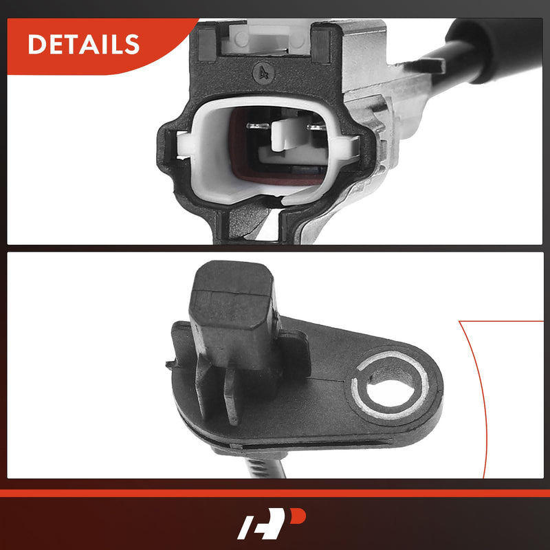 A-Premium ABS Wheel Speed Sensor Compatible with Hyundai Models - Sonata 2005-2011, Azera 2006-2011, Sedan - Front Driver and Passenger, (2-PC Set), Replace# 598103K000, 598403K000, 598303K000