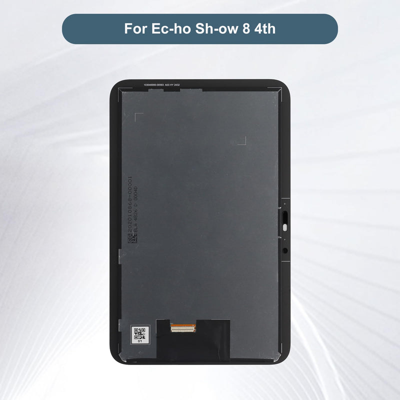 Replacement LCD Display Touch Screen Digitizer Assembly Compatible with Echo Show 8 (4th Gen, 2025) 8.7" with Tools（Black）