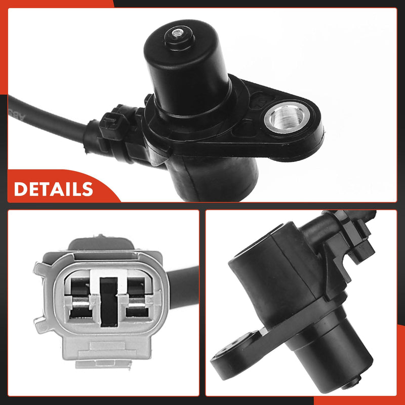 A-Premium ABS Wheel Speed Sensor Compatible with Toyota Models - Sienna 2004-2010 - Front Driver & Passenger Side, 2-PC Set, Replace# 89543-08030, 89542-08030