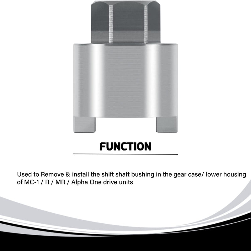 Mercury Mariner Mercruiser Shift Shaft Bushing Tool 91-31107T, Replaces 18-9817/GLM - 90140