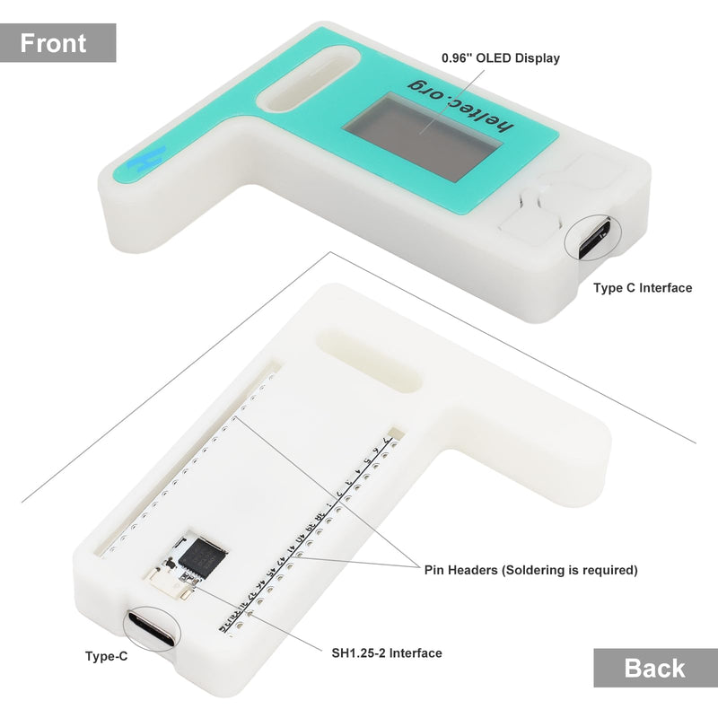 MakerFocus 2pcs ESP32 Development Board SX1262 863 928MHz LoRaWAN WiFi Bluetooth Dual Core 240MHz Integrated CP2102 with 0.96" OLED Display and Antenna for Arduino NodeMCU Intelligent Scenes 2