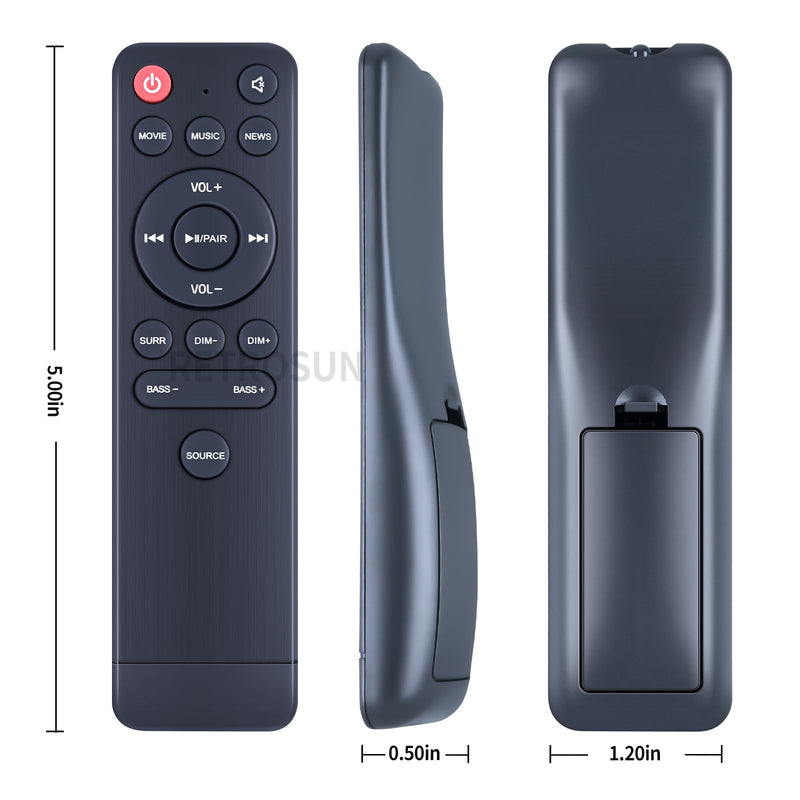 EN214C1H Replacement Remote Control fit for Hisense Soundbar 2.1ch HS214 Sound Bar