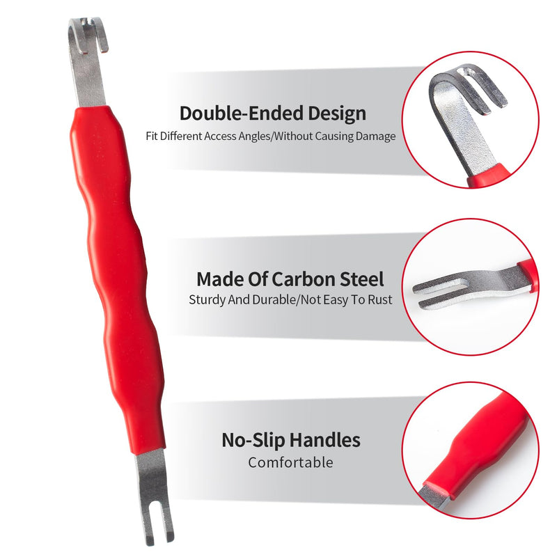 4 Pieces Electrical Disconnect Pliers for Cars, Automotive Electrical Plug Connector Disconnect Tool and Connector Separator and Hose Clamp Pliers Electrical Disconnect Pliers Set 5