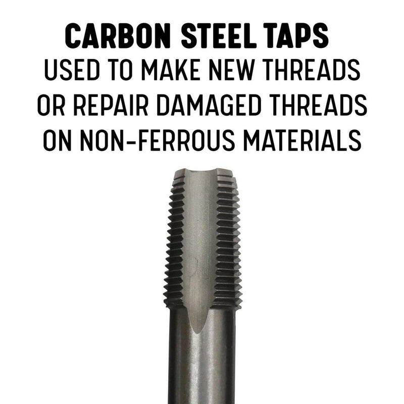 Drill America 3/4" NPT Pipe Tap and Die Kit, Carbon Steel Pipe Tap and Pipe Die - Hex Shape, POUT Series