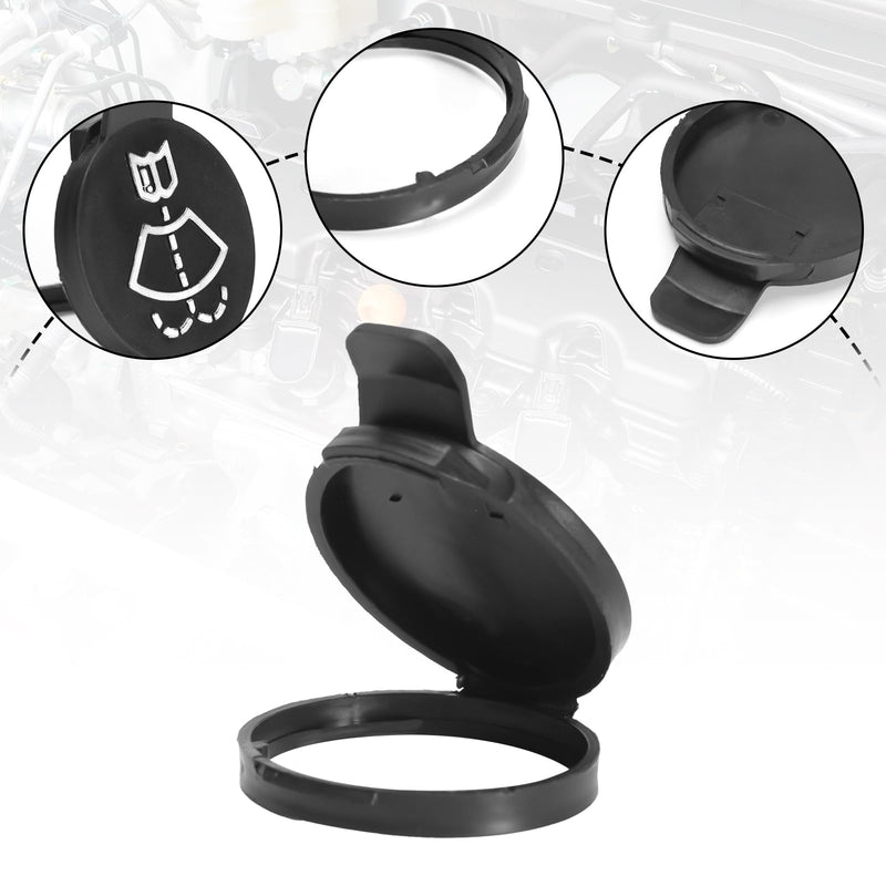 Windshield Wiper Washer Fluid Reservoir Tank Bottle Cap Replacement Car Wiper Bottle Cover, Car Wiper Bottle Cover, Compatible with GMC Chevrolet Buick Cadillac 12767700 13227300 19172571