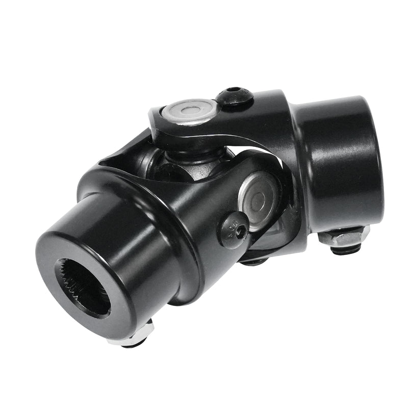 5/8"- 36 Spline x 3/4" DD U Joint Universal Steering Shaft U Joint Coupler Max Angle 35 Degree (3-1/4") 83mm Black 5/8"- 36 Spline x 3/4" DD 1