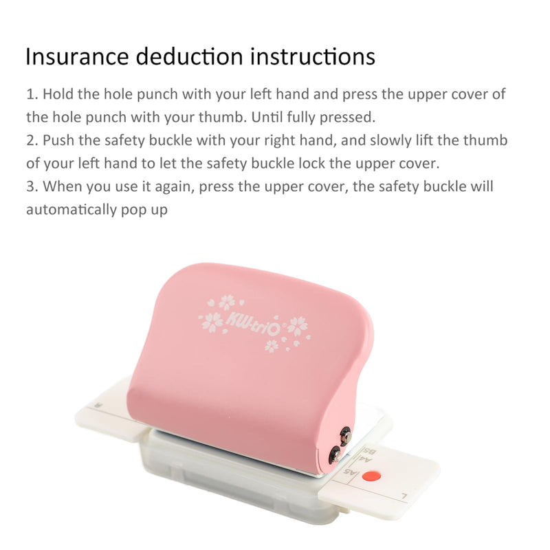 99H9 Hole Puncher, Pink Small Multi Hole Punch, 26Hole 30Hole 20Hole Paper A4 B5 A5 Looseleaf Manual Punching Machine