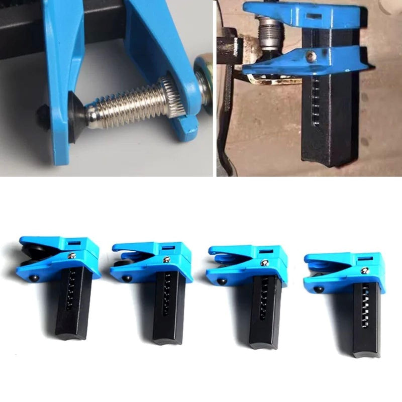 4PCS brake line clamp，auto brake fluid line plug，brake line plug，line lock kit for brakes，Oil Tool Brake Tubing to Prevent Oil Spills，Universal for Most Cars (Blue)