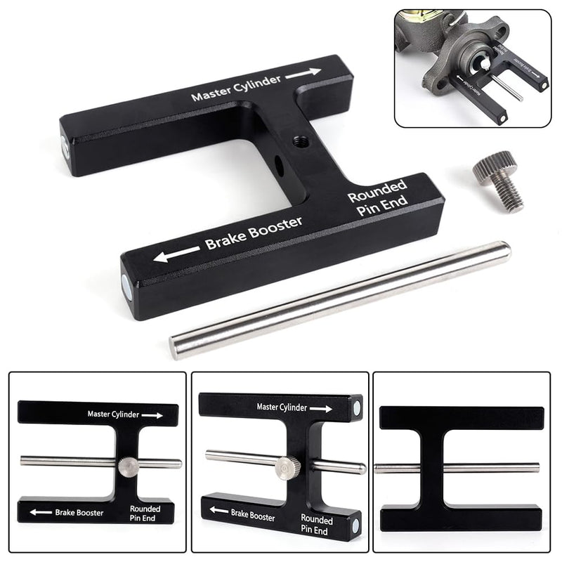 Brake Adjustment Tool Brake Booster Push Rod Adjustment Tool Master Cylinder Push Rod Length Gauge Suit for Most Brake Boosters with Adjustable Pins