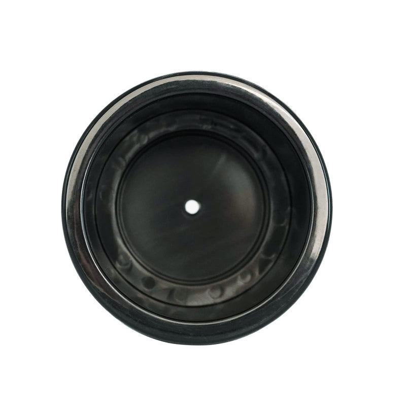 Yuanhe Black Plastic Cup Drink Holder Insert with Drain for Marine Boat RV Camper, 4PCS