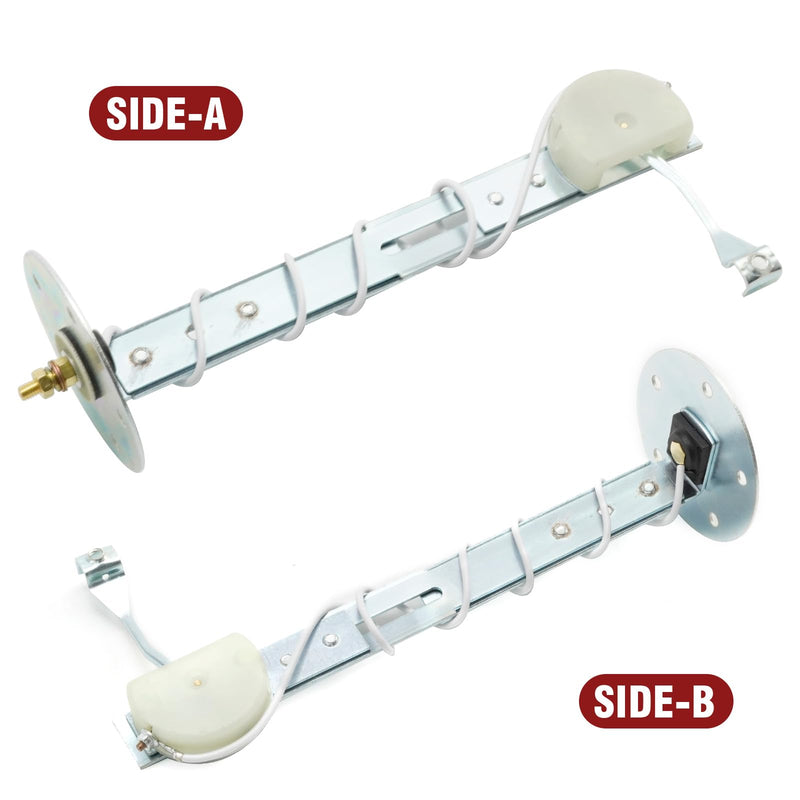 12V Universal 2" 52mm Car Fuel Level Gauge Meter w/Fuel Sensor E-1/2-F Pointer Universal Fuel Gauge for Car