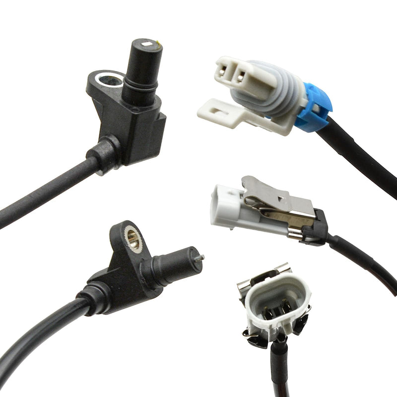  [AUSTRALIA] - 4pcs ABS Wheel Speed Sensor Compatible with Chevrolet Equinox 2005-2006, for Pontiac Torrent 2006, for Saturn Vue 2002-2007 Front Rear Left & Right Side 22676175 22703077 ALS1344 ALS1343 AB1379