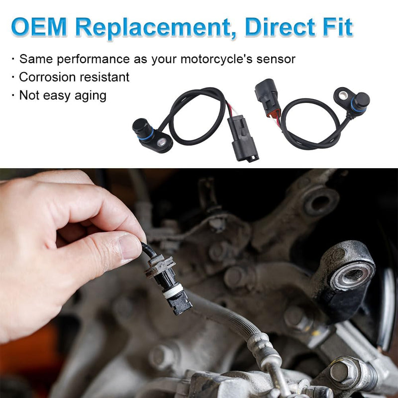 Compatible with Speed Sensor Harley Davidson Electra Glide Softail Road Glide Road King 2000 2001 2002 2003 2004 2005 2006, Motorcycle Electronic Speedometer Sensor 74430-00D, 74430-00C