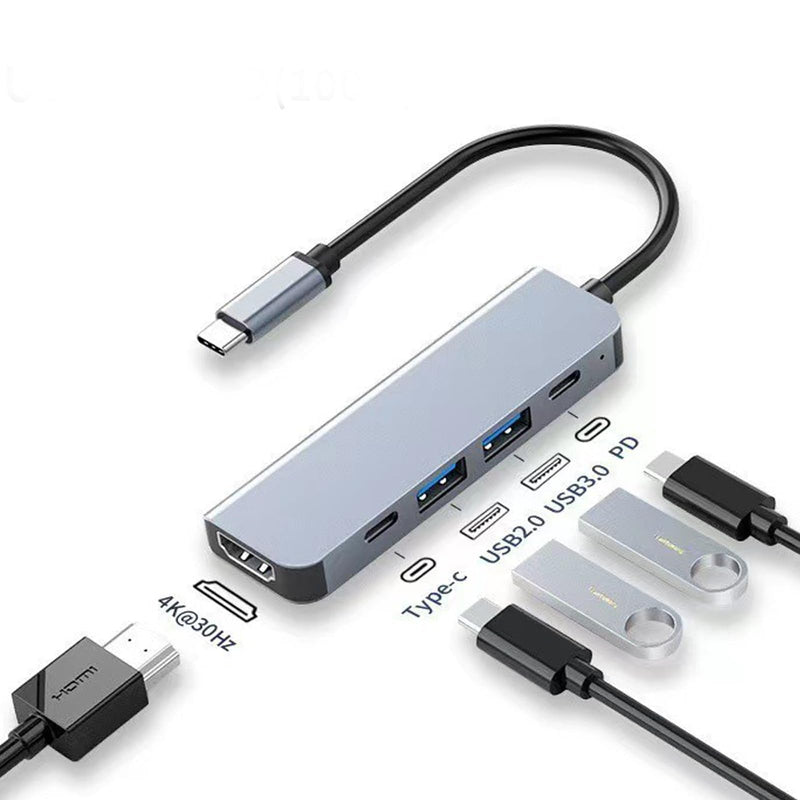 USB C Splitter, USB C OTG Adapter,Audio/Data/Video/Charger Adapter with PD 100W for Laptop, iPad Pro, iPad Air 6/5, MacBook, iPhone, Galaxy More