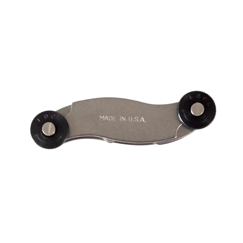 Made in USA | Unipec Screw Pitch Gauge – 28 Leaves, 4–80 TPI | English Thread Gage Tool | Precision Steel Thread Measuring Tool English 28-Leaf