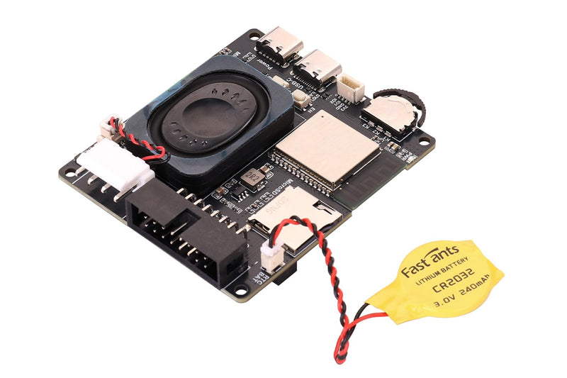 RGB Matrix HUB75 S3 LED Controller Board with Audio and SD Slot | HUB75 RGB LED matrix controller with Type-C power, microSD storage, audio codec, microphones and RTC interface