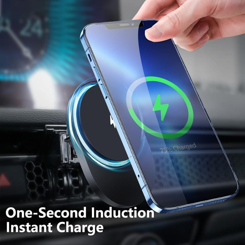 15W Qi Wireless Car Charger for Honda Civic 2022-2026, Auto-Clamp | Custom Auto-Clamping Charging Holder,15W Fast Wireless Charge,Custom Fit Honda Civic 2022-2026(NOT CRV/Accord),All Phones
