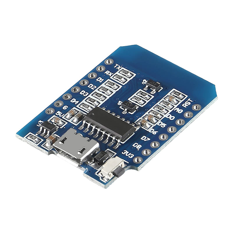 10pcs ESP8266 ESP-12F NODEMCU LUA Mini Wireless D1 Module Nodemcu Lua 4M Bytes WLAN WiFi Internet Development Board Compatible with WeMos D1 Mini Nodemcu Lua