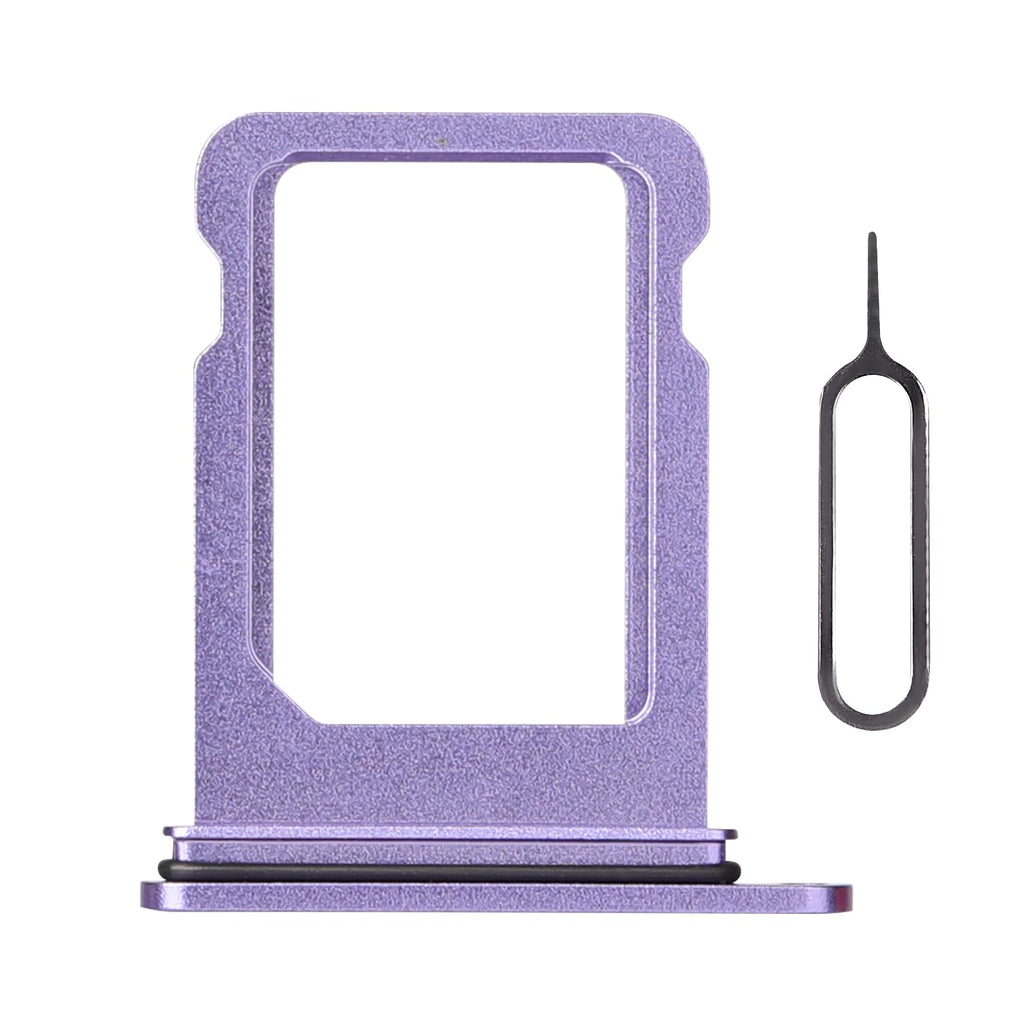 Single SIM Card Tray Purple US Version for iPhone 12 Mini Replacement Sim Card Tray Holder Adapter with SIM Ejector Mobile Phone Repair Replace for iPhone 12mini A2176 A2398 A2399 A2400