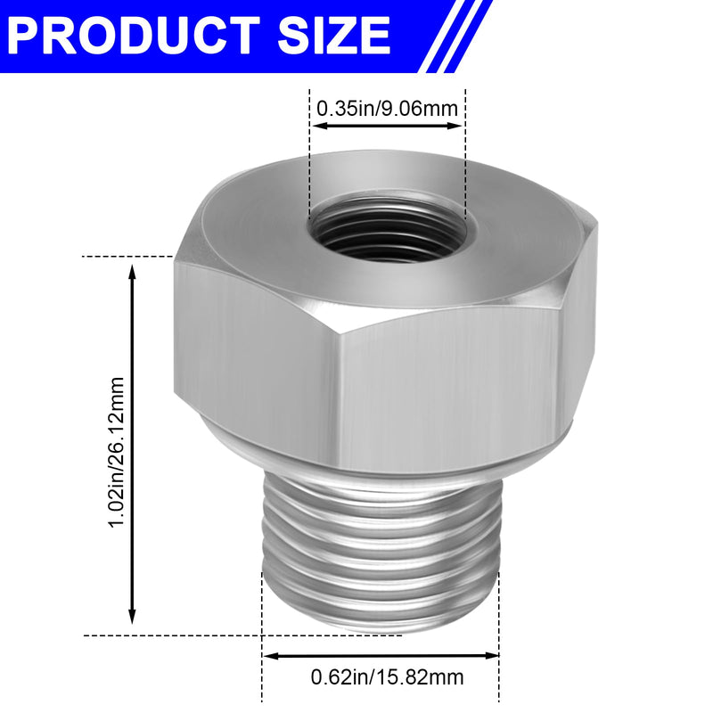 FANOVO LS Oil Pressure Adapter, M16 1.5 to 1/8 NPT LS Swap Oil Pressure Fitting, 304 Stainless Steel LS Swap Oil Pressure Adapter, for GM LS Series Engines LS1 LSX LS3 5.3L 6.0L 6.2L