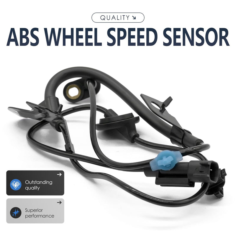 2PCS Rear Left and Right Abs Wheel Speed Sensor Compatible with Mitsubishi Lancer Outlander Sport 4670A579 FWD 5 Passenger; 08 09 10 11 12 13 14 15 16 17