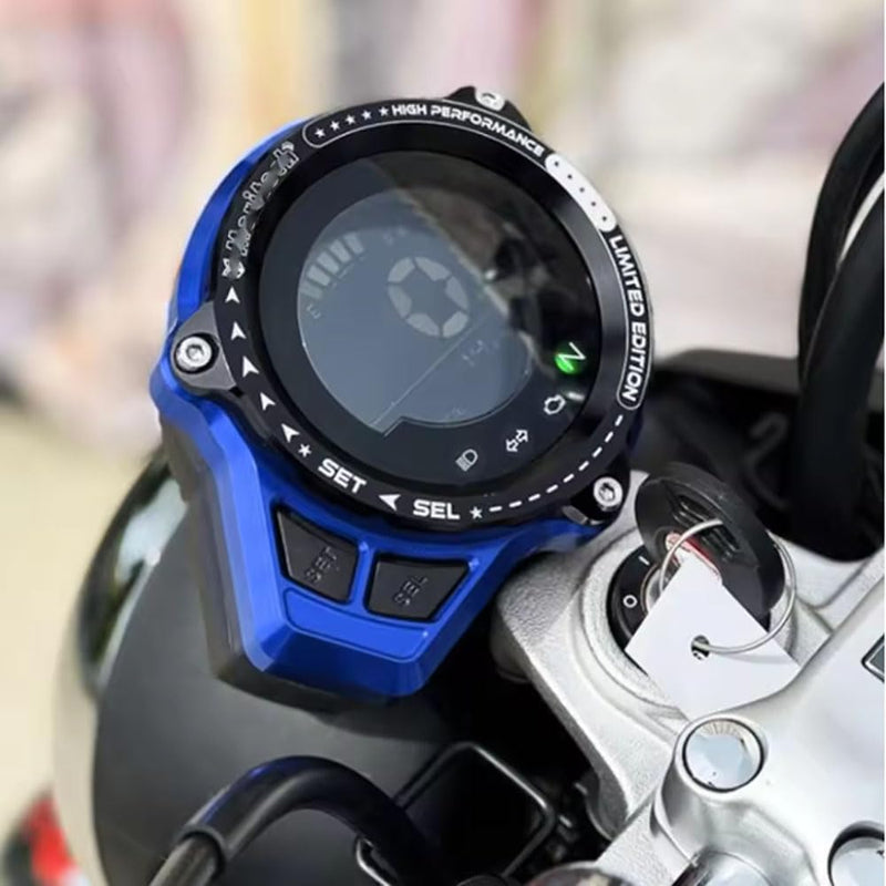 for Monkey125 CT125 DAX125 ST125 monkey125 st125 JA55 JA65 JB03 JB04 Accessories Instrument Cover Motorcycle Instrument Shell Aluminum Alloy Instrument Shell Tachometer Decorative Cover (Black) black