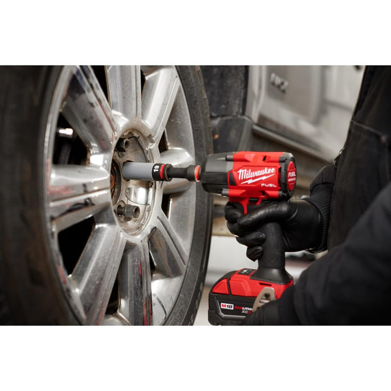 Milwaukee Electric - Shockwave Impact Duty. 1/2 Drive Metric 3PC Lug NU