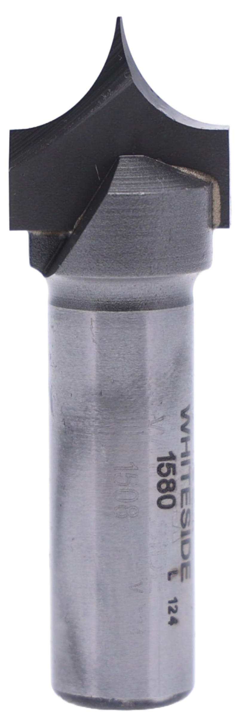 Whiteside 1580 Point Cutting Roundover Router Bit: 3/4 Inch Cutting Diameter, 3/8 Inch Radius, 5/8 Inch Cutting Length, 1/2 Inch Shank, 2-1/4 Inch Overall Length