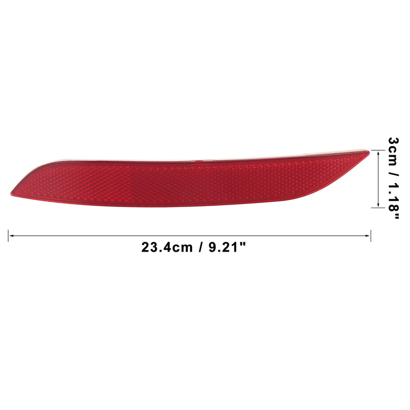 X AUTOHAUX Car Rear Bumper Reflector Strip Cover Left Side 63147314883 for BMW X1 2013-2015
