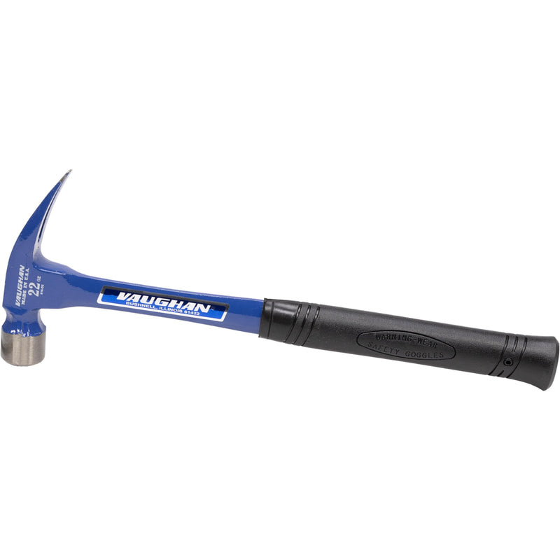 VAUGHAN Steel Eagle Curved Claw Hammer, Assembled in USA, Shock Block, 22 oz, R404ML, VN10120