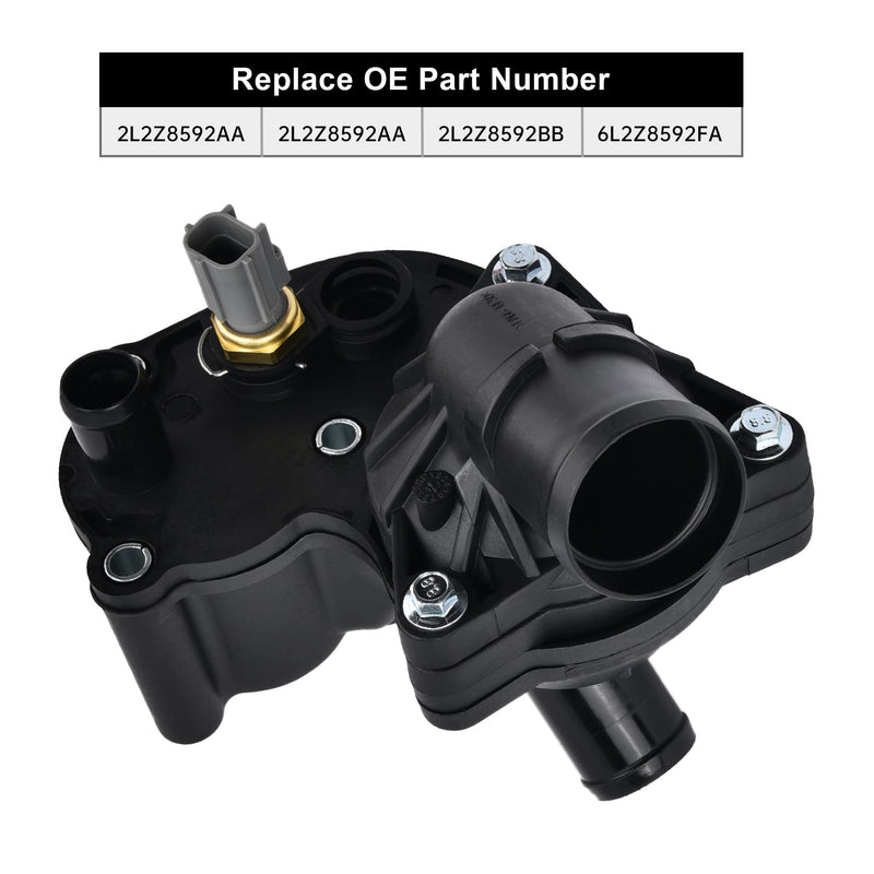 EVIL ENERGY Thermostat Housing Kit Assembly, 2L2Z8592AA, Compatible with 2002-2010 Explorer Sport & Mercury Mountaineer V6 4.0L