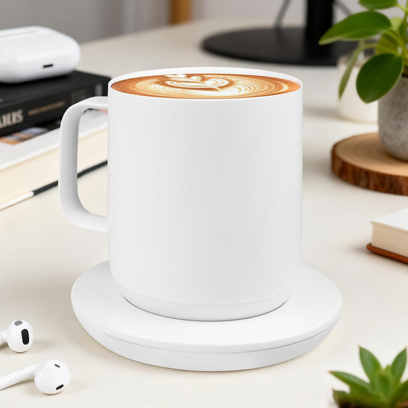 Charging Dock for Em/BER Smart Mug 2&1(Cup and Charger Not Included) | Temperature Control Cup Charging Station | Replacement Charger Coaster for Em/ber Travel Mug Accessories - White