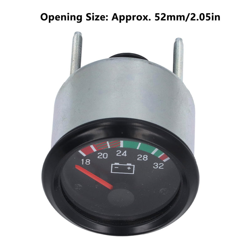 52mm Voltage Gauge, 24V (18-32V) Digital LED Voltmeter and Volt Meter Universal for Car Marine Boat Automotive