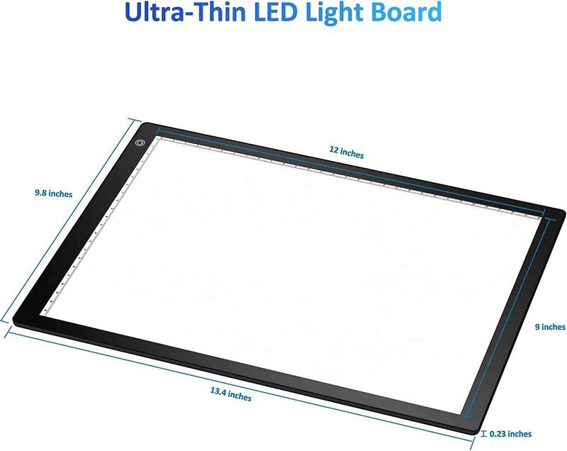 Slide Viewer Light Box, Ultra-Thin A4 USB Powered Light Scanner for Photo Slide and Film Negative Scanning, Christmas Gift, Tattoo Drawing, Artist Sketching