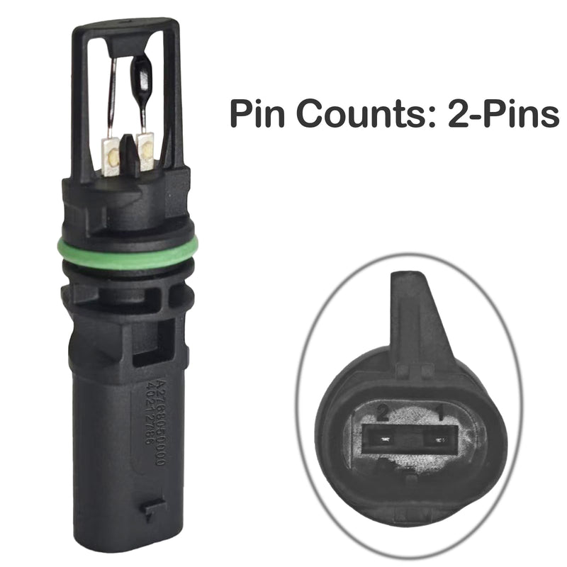 5149182AB Intake Air Temperature Sensor with Connector Pigtail Harness for Chrysler Dodge Jeep RAM - Replaces 5149182AB 5149182AA 7B0906501